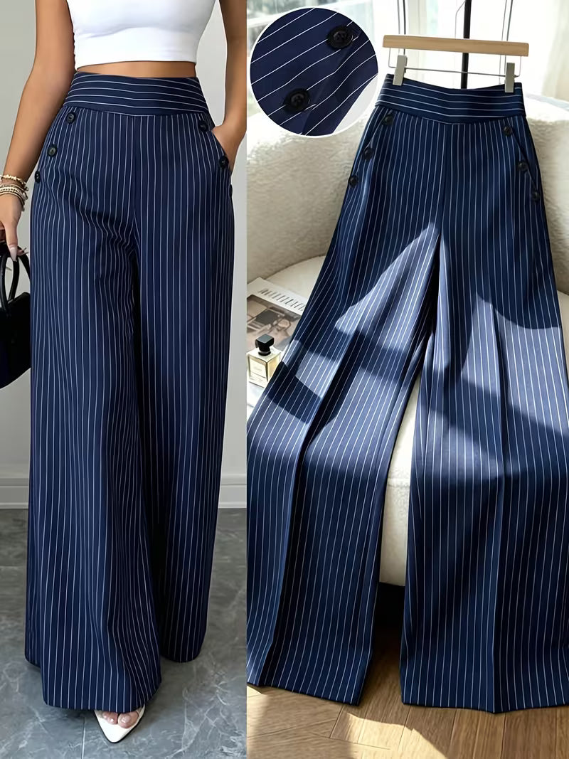 Orynza BelleMer™ Striped Palazzo Pants