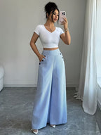 Orynza BelleMer™ Striped Palazzo Pants