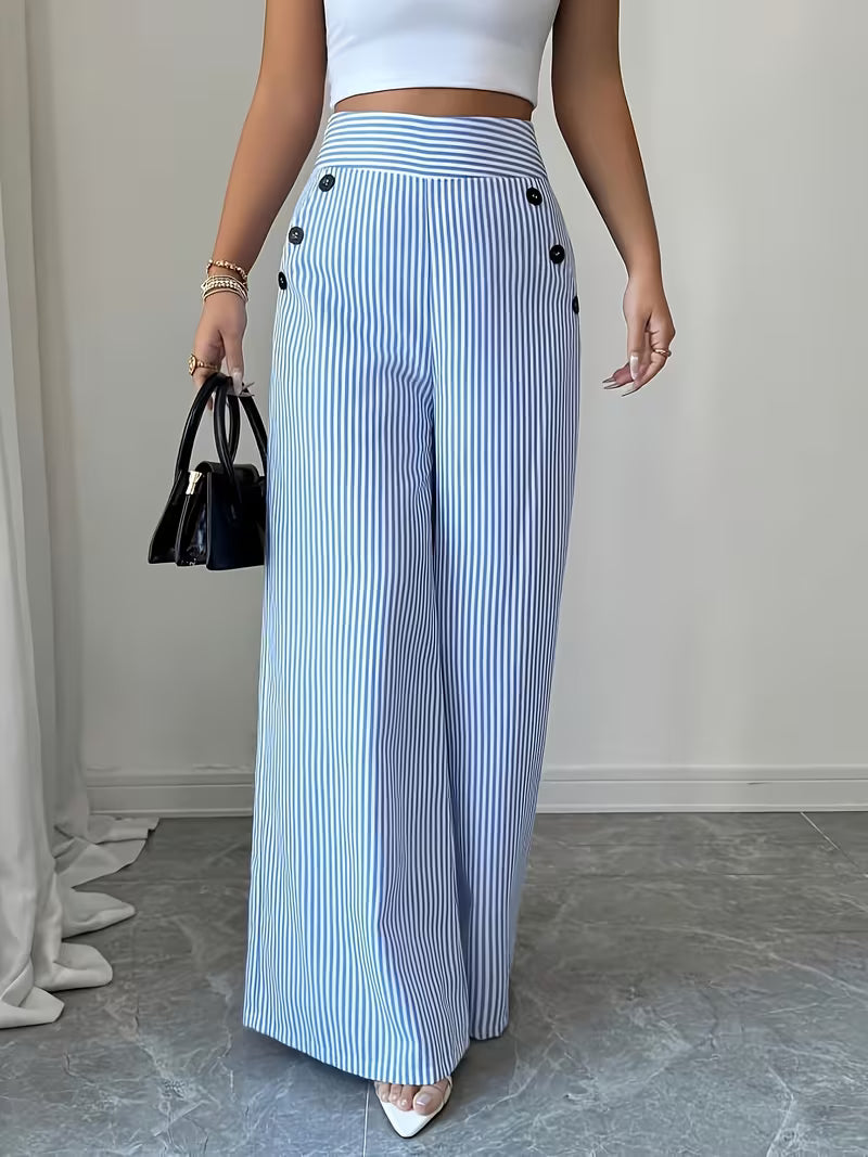 Orynza BelleMer™ Striped Palazzo Pants