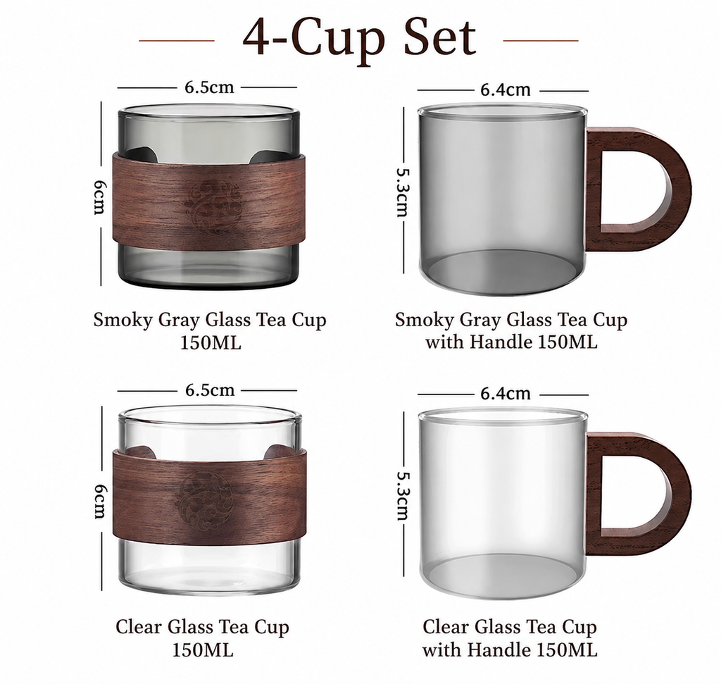 Orynza ThéMaison™ Glass Tea Set