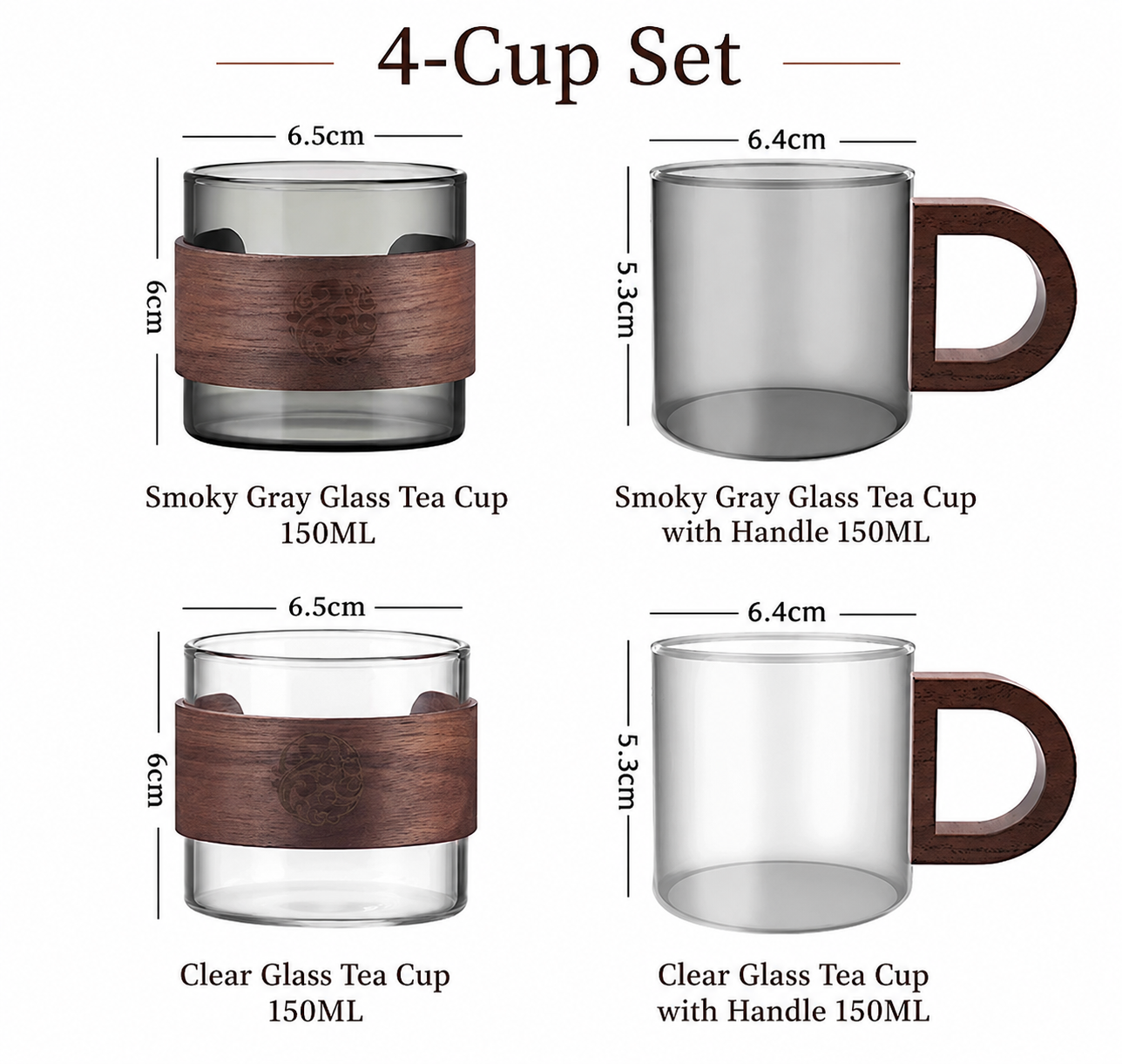 Orynza ThéMaison™ Glass Tea Set
