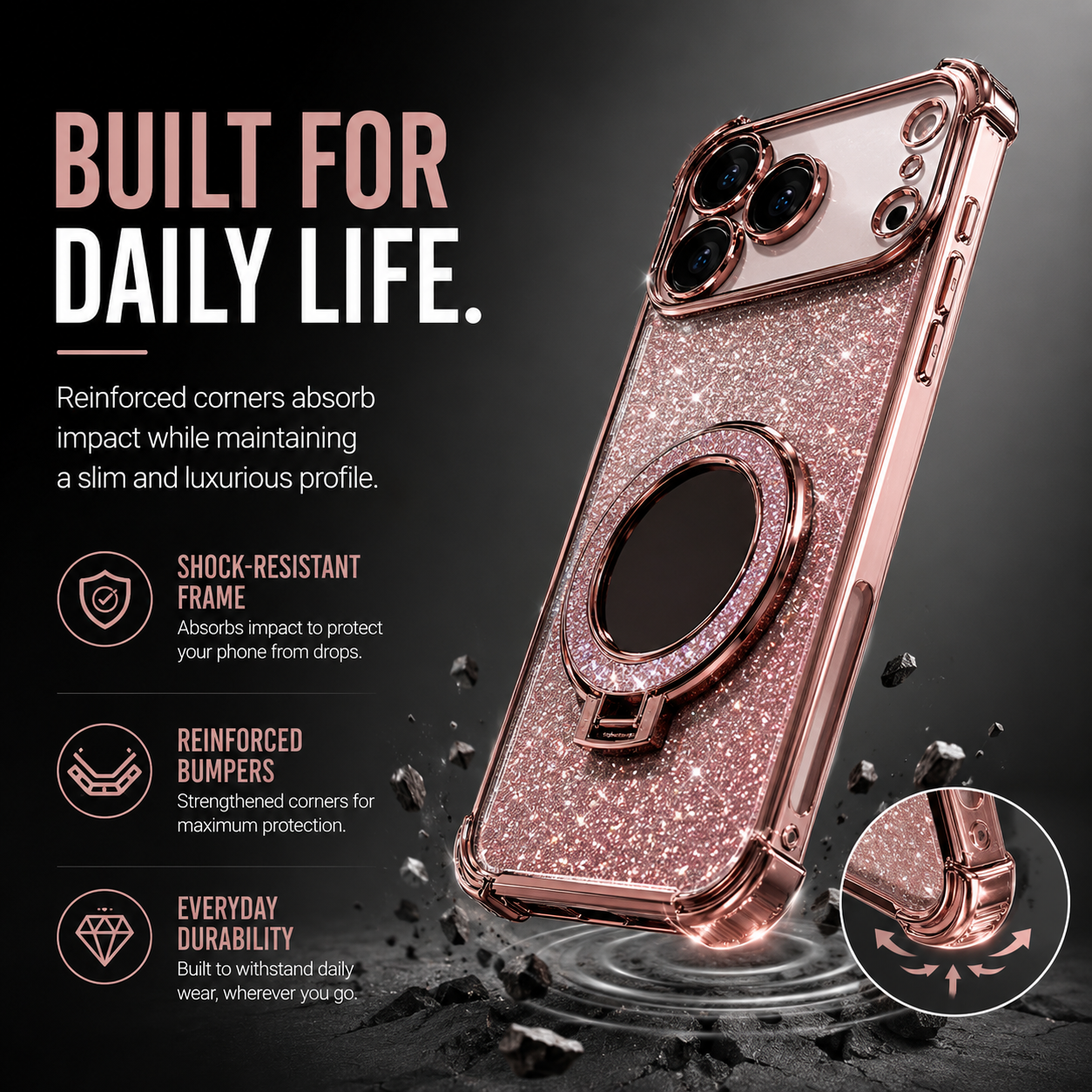 AuraShield Magnetic Case