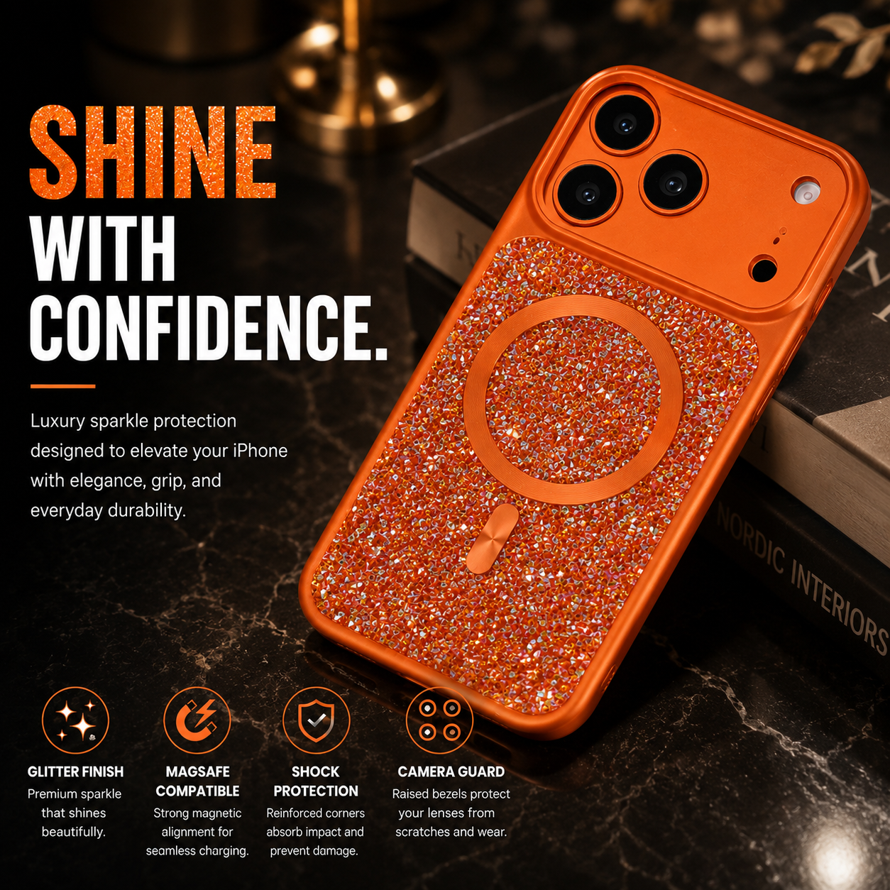 Orynza Diamond Inlaid Case