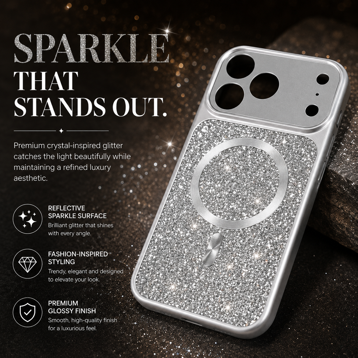 Orynza Diamond Inlaid Case