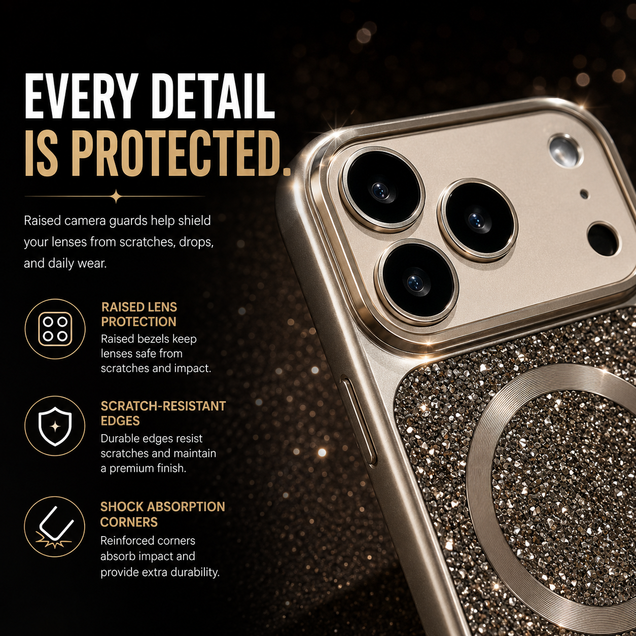 Orynza Diamond Inlaid Case