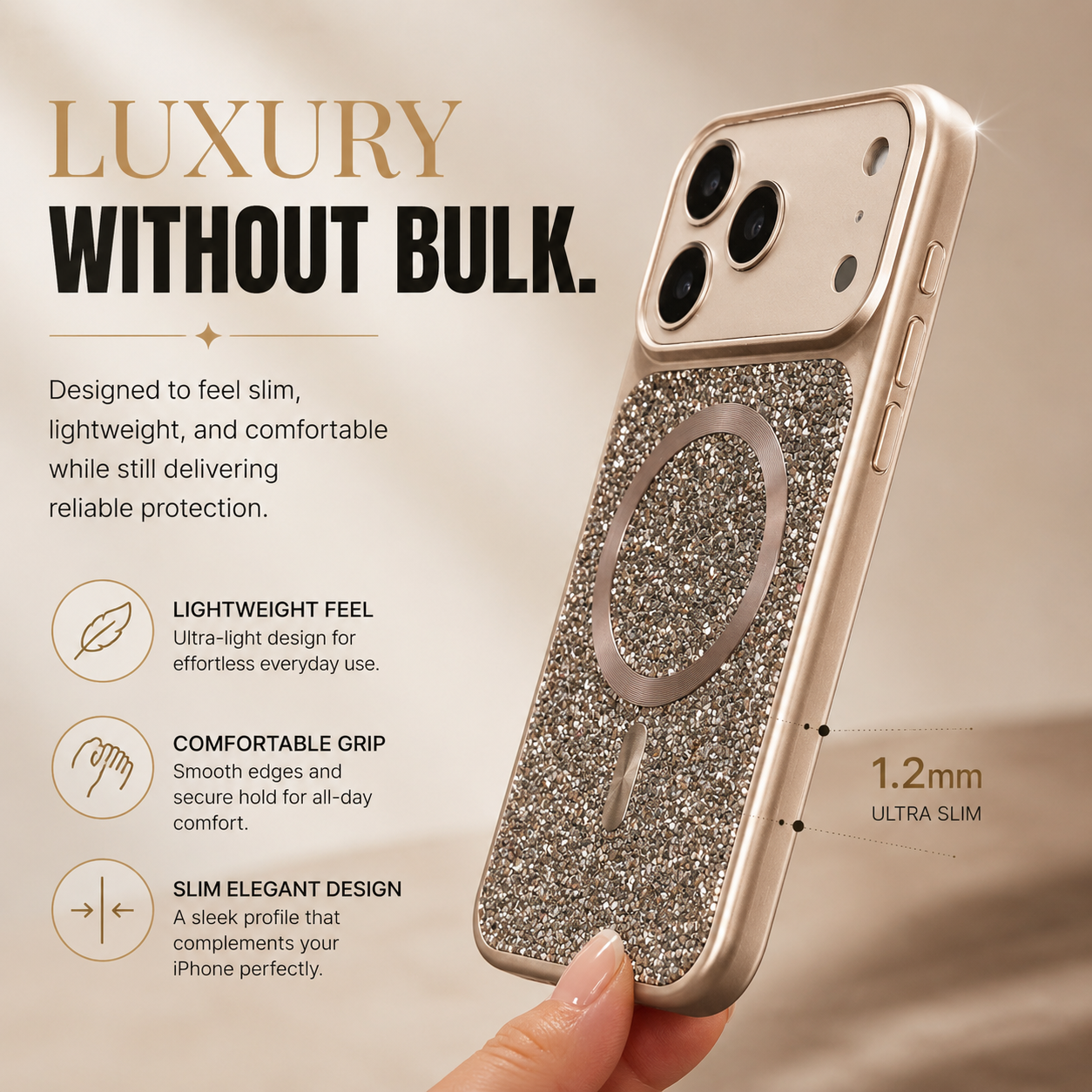 Orynza Diamond Inlaid Case