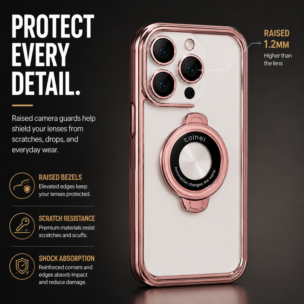 Veltrix Transparent Magnetic Case
