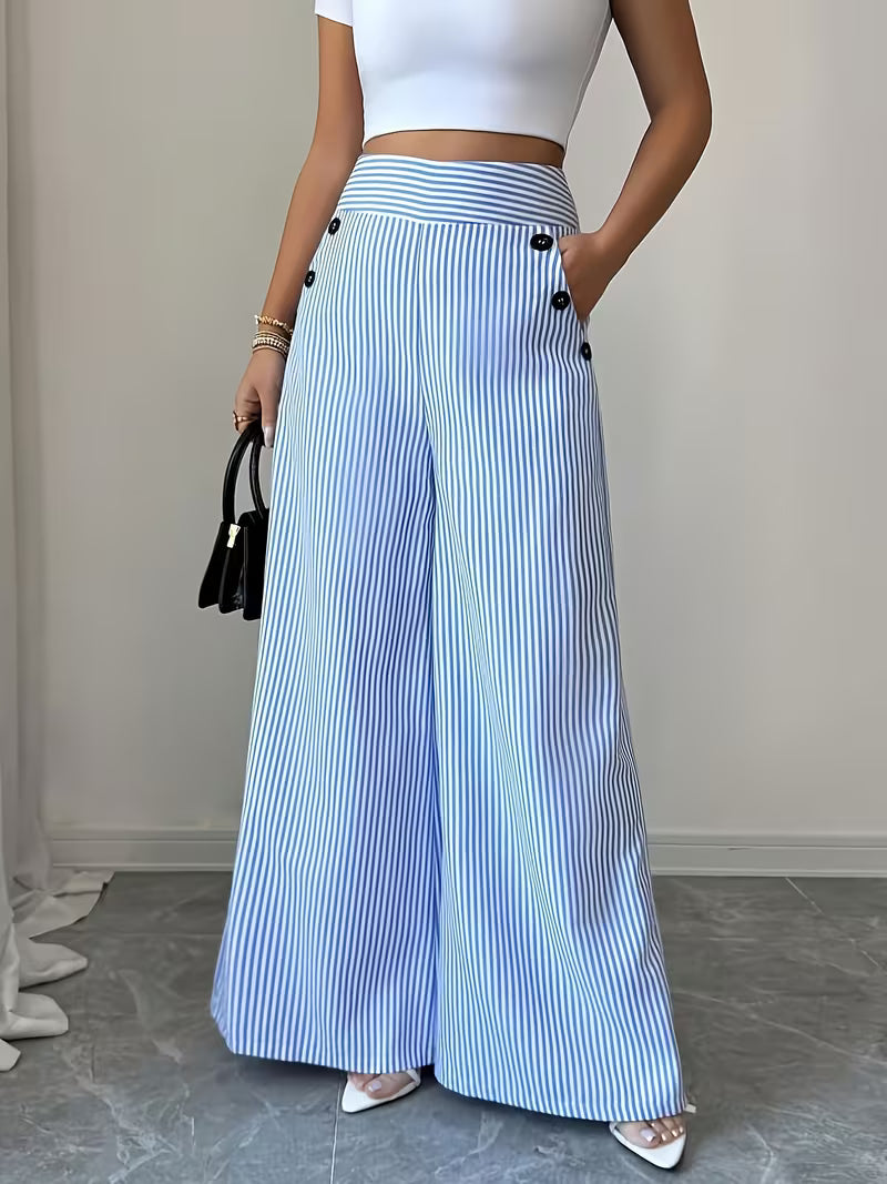Orynza BelleMer™ Striped Palazzo Pants