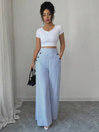 Orynza BelleMer™ Striped Palazzo Pants